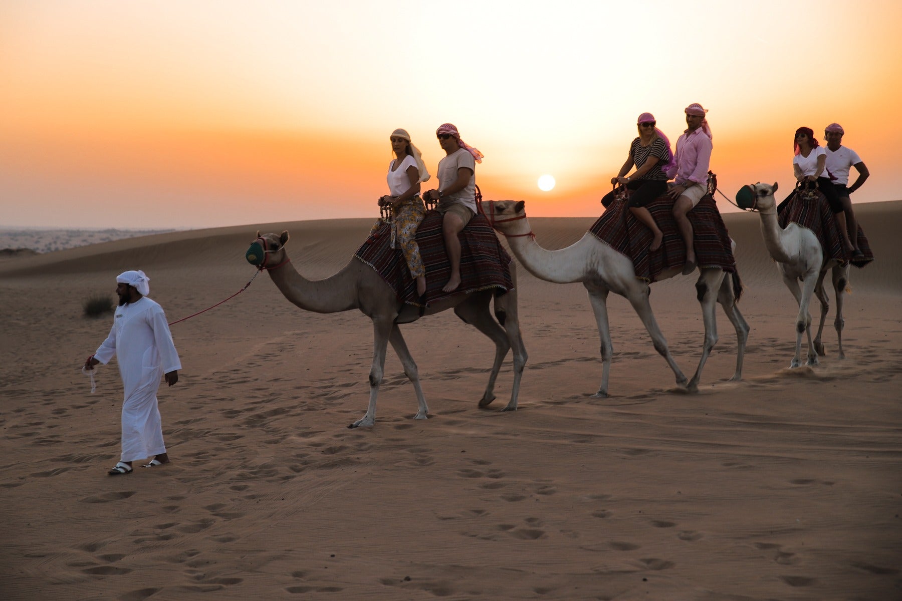 Camel Riding at Platinum Desert Safari in Dubai
