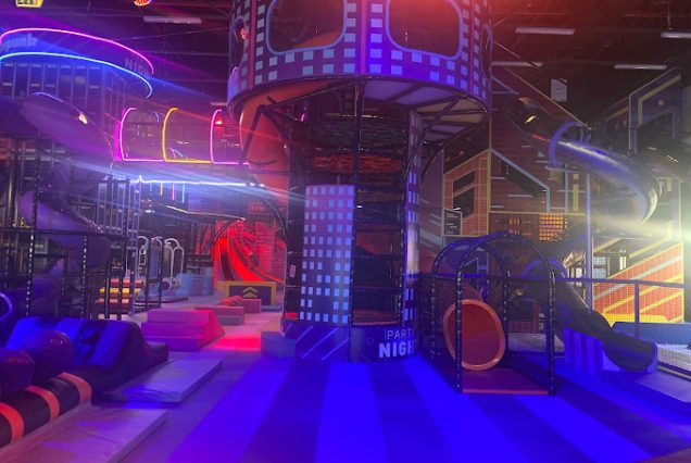 Neon Galaxy indoor adventure park in Dubai