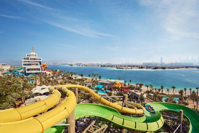 Aquaventure World water park in Dubai