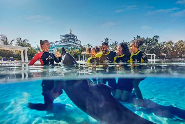 Atlantis The Palm Marine Waterpark with slides