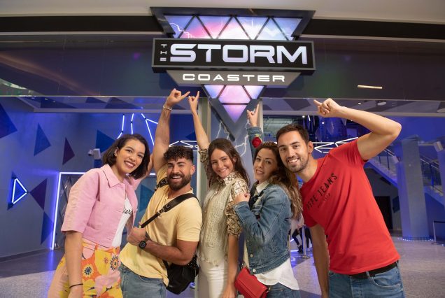 The Storm Coaster ride in Dubai
