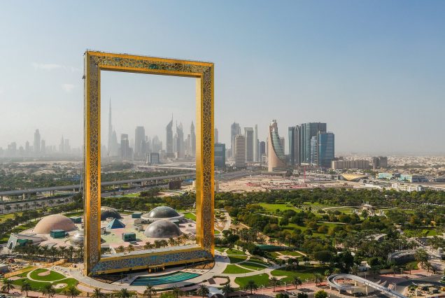 Dubai Frame with panoramic city views
