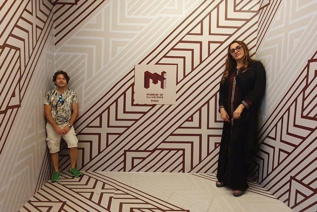 Museum of Illusions Dubai interactive exhibit